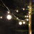贝工 LEDG球泡灯串 透明亮 暖色 带遥控 户外防雨淋景观亮化G50串灯 太阳能款5米10灯