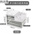 办公室桌面收纳盒抽屉式办公桌置物架a4纸文具文件用品收纳储物盒 多功能A4杂物盒(白色)