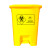 威佳 20L医疗垃圾桶 脚踏式医疗废物回收医院实验室黄色卫生安全