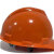 隆得防护LD-2 V型ABS安全帽工地头盔防砸抗冲击 黄色透气-按钮款 均码 