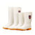 雨鞋白色雨靴防油中筒高筒工厂卫生靴防滑水鞋工作短水靴 862女式白色高筒 标准码 42