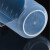 塑料烧杯50/100/250/500/1000ml实验室器材带刻度透明计量杯塑料量杯亚克力烧杯计 100ml(2个)