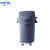 加厚圆形塑料带盖带轮子可移动大容量杂物废料环保清洁垃圾桶  120L斜盖弹盖垃圾桶带轮