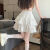 亚永凌短裙女夏蛋糕裙2024高腰显瘦蓬蓬芭蕾风甜美小个子白色半身裙 白色 L 建议105斤以下