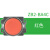 平头自复位按钮开关头ZB2BA3C绿色ZB2BA4C平钮启动复位钮 ZB2BA4C（红色）