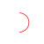 卡英 压力表标识贴 圆弧色环贴 仪表表盘反光标签贴纸 直径15cm红色半圆