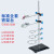 铁架台固定架(不含配件)铁三环蝴蝶十字夹烧瓶夹冷凝管夹 铁架台蝴蝶夹全套