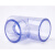 PVC透明三通 透明UPVC三通 标准 透明给水管三通透明塑料水管三通 内径20mm(DN15)