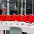 谋福（CNMF）会议室桌旗摆件 国庆节台旗带底座（不锈钢底座三杆款 ）
