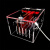 存放盒带锁收纳保管箱员工定制有机玻璃透明存放柜收纳箱工业品 透明网格20格