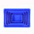 兴安迈 周转箱塑料长方形加厚蓝色储物箱 5号340*270*130mm