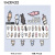 韩国cakee卡通女孩可爱日常咕卡手账日记装饰贴纸 11-兔子-单张 无规格