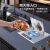 厨真 （CHUZHEN）厨房智能食物垃圾处理器家用厨房厨余粉粹机全自动 【铝合金面板】黑色800W