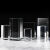 维诺亚透明水晶方体长方形方块玻璃柱摄影支撑道具配件首饰化妆品底座女 3厘米正方体