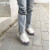 一次性鞋套防水雨天加厚长筒养殖场靴套防滑户外漂流耐磨塑料脚套  透明橡皮筋款（10只）
