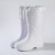 加厚白色EVA泡沫工作鞋加棉雨靴水产棉雨鞋防水鞋工作雨鞋定制 30cm左右白色(牛筋底-加棉款 45