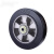 铸铁脚轮42F5寸平板手推车轮重型万向轮拖车滑轮橡胶62F8寸轮子 紫罗兰