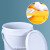 工业级水桶塑料桶密封桶油漆桶油墨桶胶桶桶小桶大桶机油桶带盖带提手白色0.5-50L升KG公斤 5L-加厚带盖（配塑料提手）