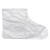 冰禹 一次性PE足膜套 塑料透明袋脚膜套袜套隔脏试鞋套 无耳带款（400只）BK-48