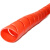得豫工品 管道保护套电线缠绕管螺旋保护套束线器耐磨防腐蚀 22mm 红色2米/根