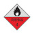 冠峰 BAO-13（自燃物品）反光膜 危险品车辆反光贴警示贴安全告示反光膜贴纸GNG-743