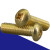 铜螺钉十字圆头黄铜螺丝盘头螺丝钉M4M5M6*5x8x10x20x35 M4*16【40个】