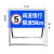 前方道路施工警示牌减速慢行禁止通行注意安全车辆绕行指示牌工程 右黑箭头 50x100cm