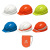 京仕蓝DIC IZANO安全帽施工地便携伸缩可折叠出差头盔 2代橙色 新国标认证