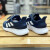 阿迪达斯 （adidas）男鞋2024夏季新款网面透气休闲鞋低帮缓震跑步鞋GW6935 GW3311深蓝色 44