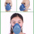 硅胶防尘口罩粉尘打磨煤矿工装修雾霾工业防护面罩防毒面具 300型滤棉40片