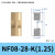 定制接头 1/4-28unf螺纹接头 液相色谱仪硬管接头配件 NF0828K125
