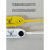 定制一次性塑料封条铅封标签标牌自锁尼龙扎带集装箱物流吊牌钢丝封条 黄色30厘米