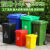 环卫户外分类商用垃圾桶塑料加厚垃圾箱大号小区物业带轮盖240L升 黑色 120升加厚轮+盖
