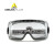 代尔塔101104护目镜 高闭合PC防化眼镜防沙风护目镜防雾防飞溅弹性织物头带防护眼镜 透明 均码
