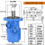 液压摆线马达低转速大扭矩BMR-50/80/100/160/200 模具油马达总成 BMR-50 两孔25.4轴