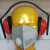 蓝鹰（BLUE EAGLE）EM62隔音耳罩 防噪音学生宿舍专业神器 超静音工业降噪耳罩 红色