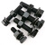 俱威 螺栓 8.8级发黑外六角螺丝螺母平垫弹垫四件组合（淬火）M12*20(30套)