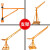 杭鸽吊机机架小型吊运机家用提升机旋转架子室外装修建筑起重机支架 