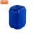 京洲实邦 塑料化工废液桶加厚耐酸碱酒桶 10L蓝色 （加厚款）