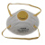 有豫有豫 杯型口罩 kn95防尘口罩 工业防护粉尘 20个/盒 有阀  白色