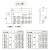 ZUIDIDJDG接地排双层接线端子排B-2/3/4/5/6/8/9/10配电箱厚零地排铜排 M6螺丝6位+M4螺丝14位 型号B-19