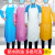 TPU背带防水防油围裙工作冷库水产食品厂家用厨房做饭围腰工作服 TPU白色套袖