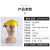 PVC黄顶铝包边安全帽支架防护面罩切割打磨园林防护面屏 铝支架+1.0mm铝包边黑色面罩