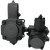 散热油泵头-VPVC-F20-A0-02AN9bar-叶片泵-轴径12.5mm半圆键厚度