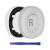 沃科博适用杰宝JBL Tune 700BT NC 750BT NC耳机套配件耳罩耳麦海绵垫替 白色一对/自带卡扣/蛋白皮/赠安