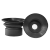威尔克VRK E-MZ2MB系列真空吸盘配内外牙螺母紧凑波纹型带接头M5牙真空吸盘连接件 E-MZ2MB6-N-FM5 黑色橡胶 