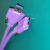 定制适用USB3.0直头弯头侧弯头工业相机视觉线视觉图像传输线缆数据线 深紫色