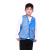 儿童志愿者马甲定制童装义工活动宣传背心定做小学生印 无口袋孔蓝色 110