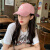MINISO名创优品粉色棒球帽子女2022夏季韩版时尚百搭字母R 克莱因蓝  可调节(54-58cm)一般都能戴