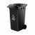 絮实 塑料垃圾桶带轮 挂车 环卫垃圾桶 户外垃圾桶 分类垃圾桶XS-240L（蓝色）可回收物